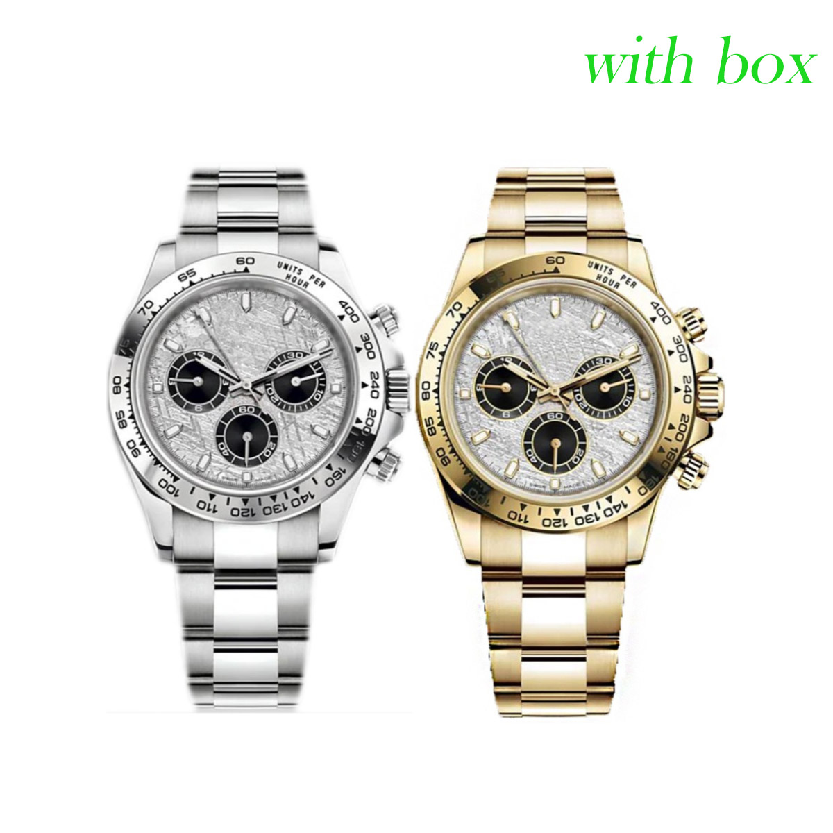 Mens Watch 40mm dial Automatic Watches Sapphire 904L stainless steel strap Luminous Luxury Wristwatches With Box and papers
