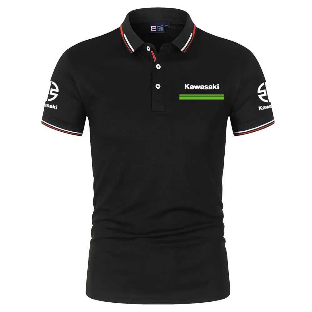 KAWasaki Racing Teams Men Shirt Summer Short SLeeve Casual Male Tshirt 2025 New Fashion Man Clothes Tops Blouse H250826