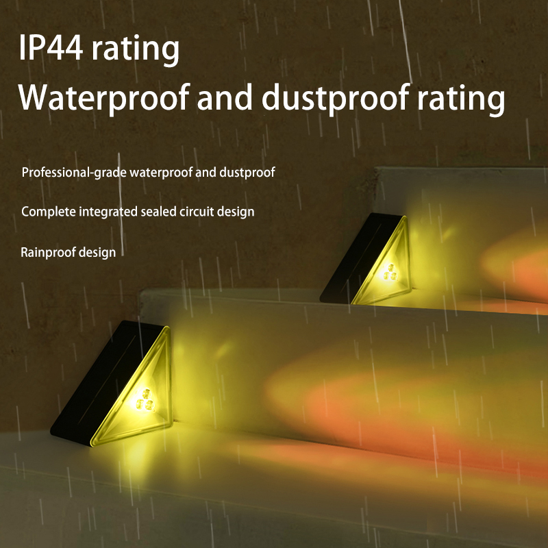 Solar staircase step lights, outdoor waterproof step lights, courtyard floor foot lights, led lights, walkway lights