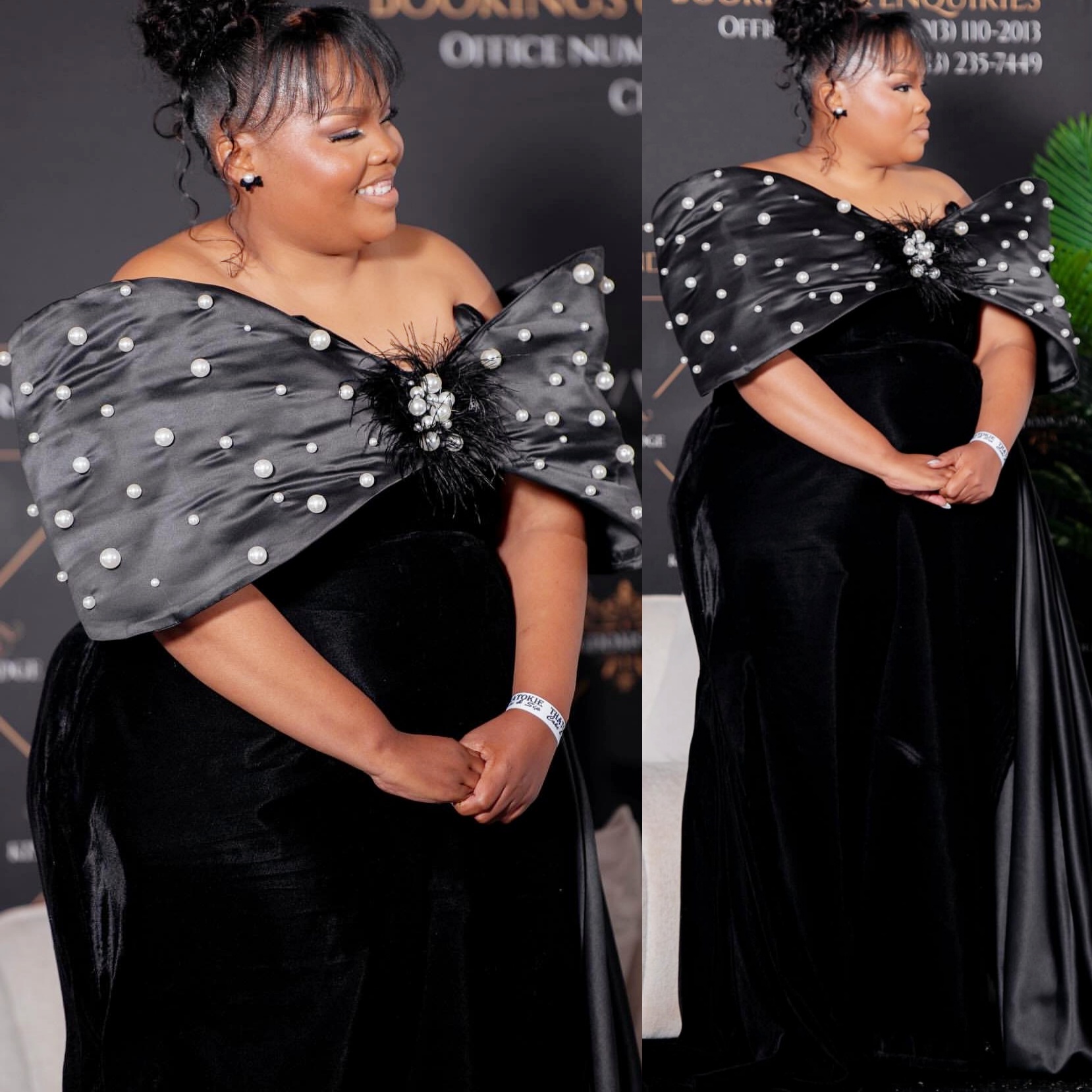 Mermaid Black Plus Size Prom Dresses 2025 Pearls Velvet Sweetheart Evening Formal Party Second Birthday Engagement Gowns Dress For Special Occasions