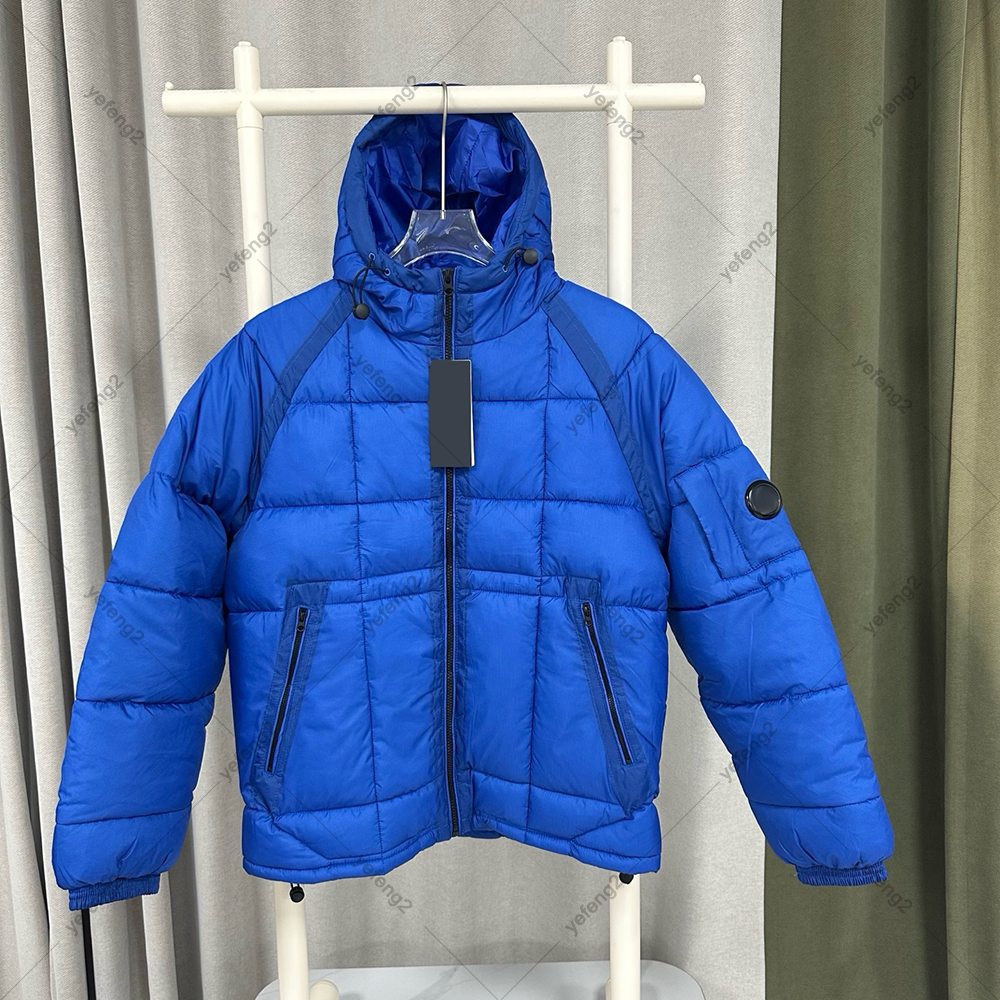 mens designer jacket puffer jacket zipper hoodies glasses winter fashion casual company winter cotton padded jacket