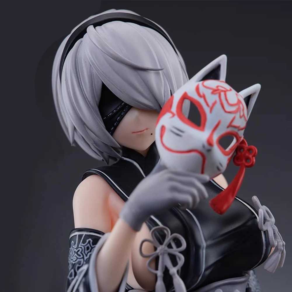 NieR Anime A2 Figure 2B YORHA No2 Type B Action Figure 2B Figurine Kimono Style Model Statue Collection Ornament Cartoon Gifts W250827