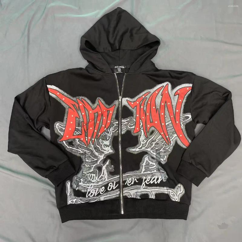 Designer Men's Hoodies Streetwear Rhinestone Drill Zipper Hooded For Men And Women Brilliant Diamond Loose Casual Cardigan Sweatshirts