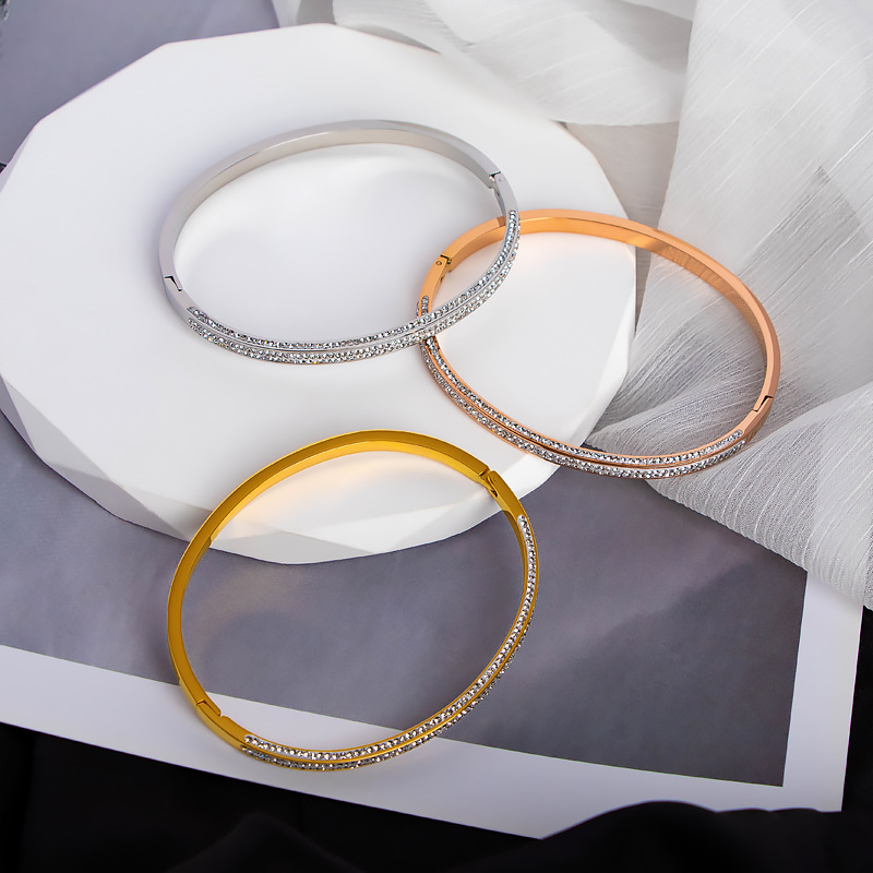 smooth fried dough twists bracelet luxury designer bracelet designer bangle heart bracelet womens sliver braceletes luxury jewelry designer for womens