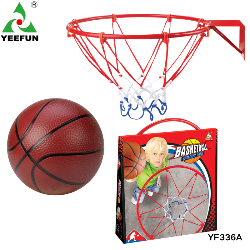 Other Toys Kids Basketball Hoop Set with Ball & Pump - Indoor Outdoor Fun Toy for Children