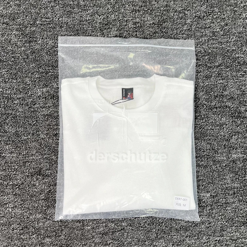 Waffle Long Sleeve Embroidery Sakura Derschutze Blossom T Shirt Men Women Casual Loose High Quality Breathe Tshirt Clothes 250826