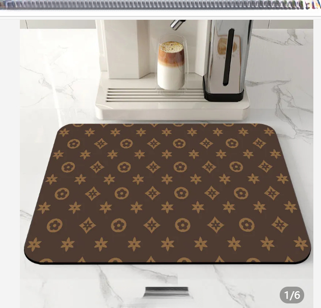 Countertop Draining Kitchen Cup Bowl Plate Drying Bar Tea Table Sink Water Absorption Heat Insulation Mat ddmythur