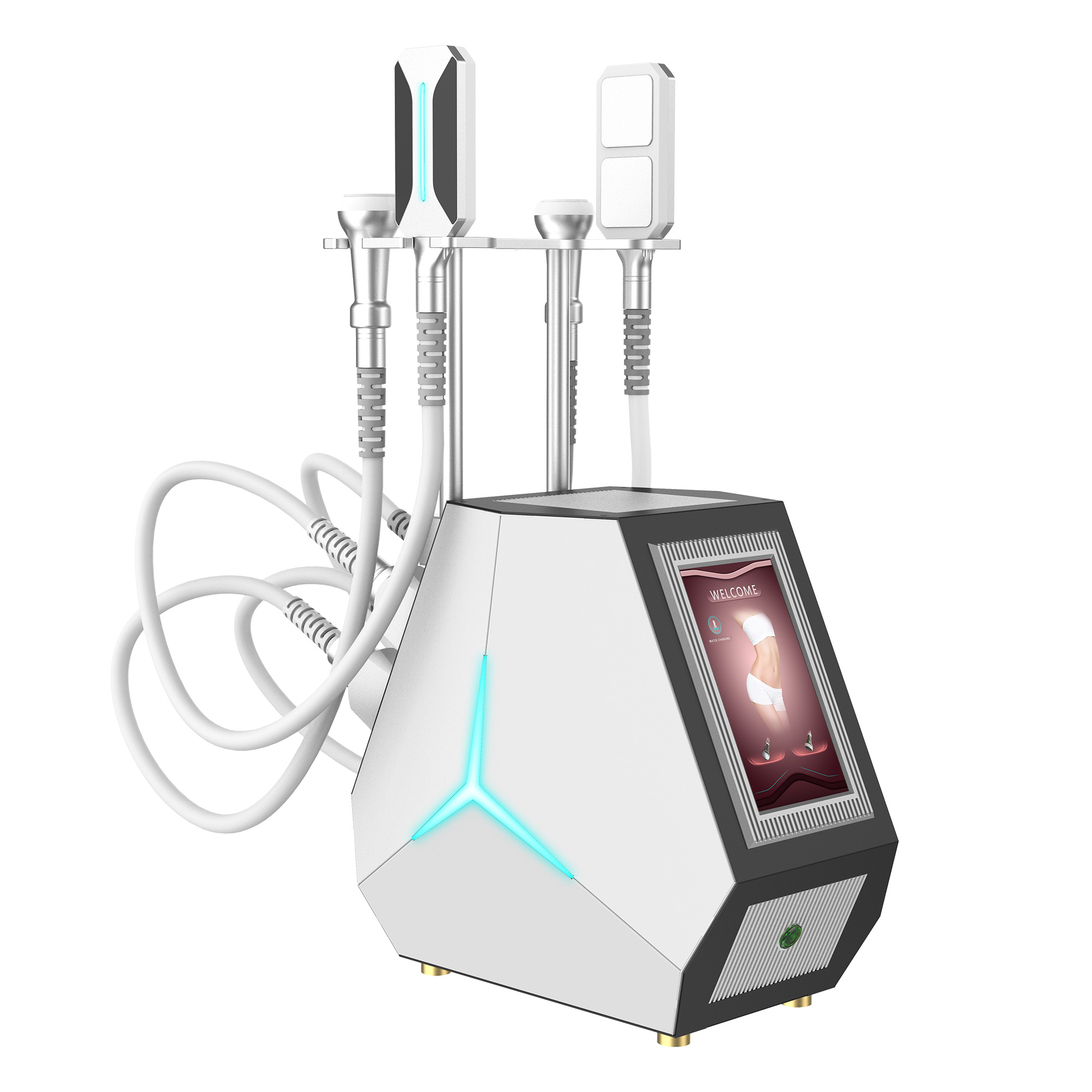 4 In 1 Cold And Hot Instrument Firming Cryo TShock Body Slimming Cooling Sculpture Freezing Fat Removal Tightening