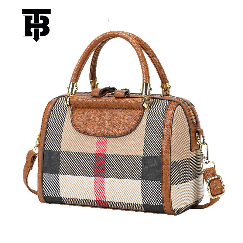 TB BHULAMTE Trendy Designer Women's Handbag Luxury Color Striped New Single Shoulder Crossbody Bag Large Capacity Fashion Mother Canvas Bag Free 