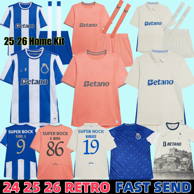 Retro maillot porto jersey 25 26 men kids kit Pepe, Sergio Oliveira, Mehdi, Luis Diaz, Matheus, EVANILSON Dragon VITINHA 2025 football shirt