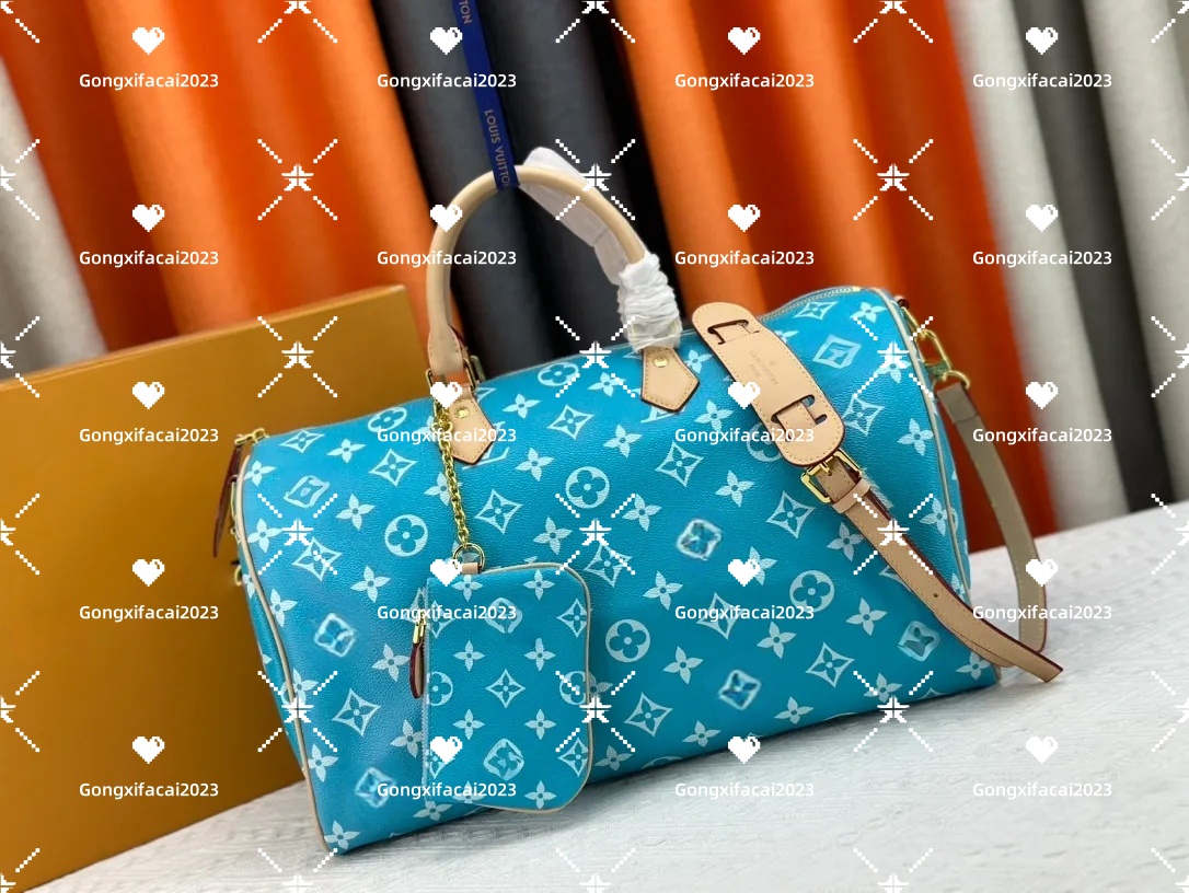 Luxury Designer Speerrdys 25 Bag Women's Shoulder Pillow Bag High Quality Canvas Leather Crossbody Bag Lady Tote Bag Handbag SPEErDYS P9 Purse Men Travel Wallet