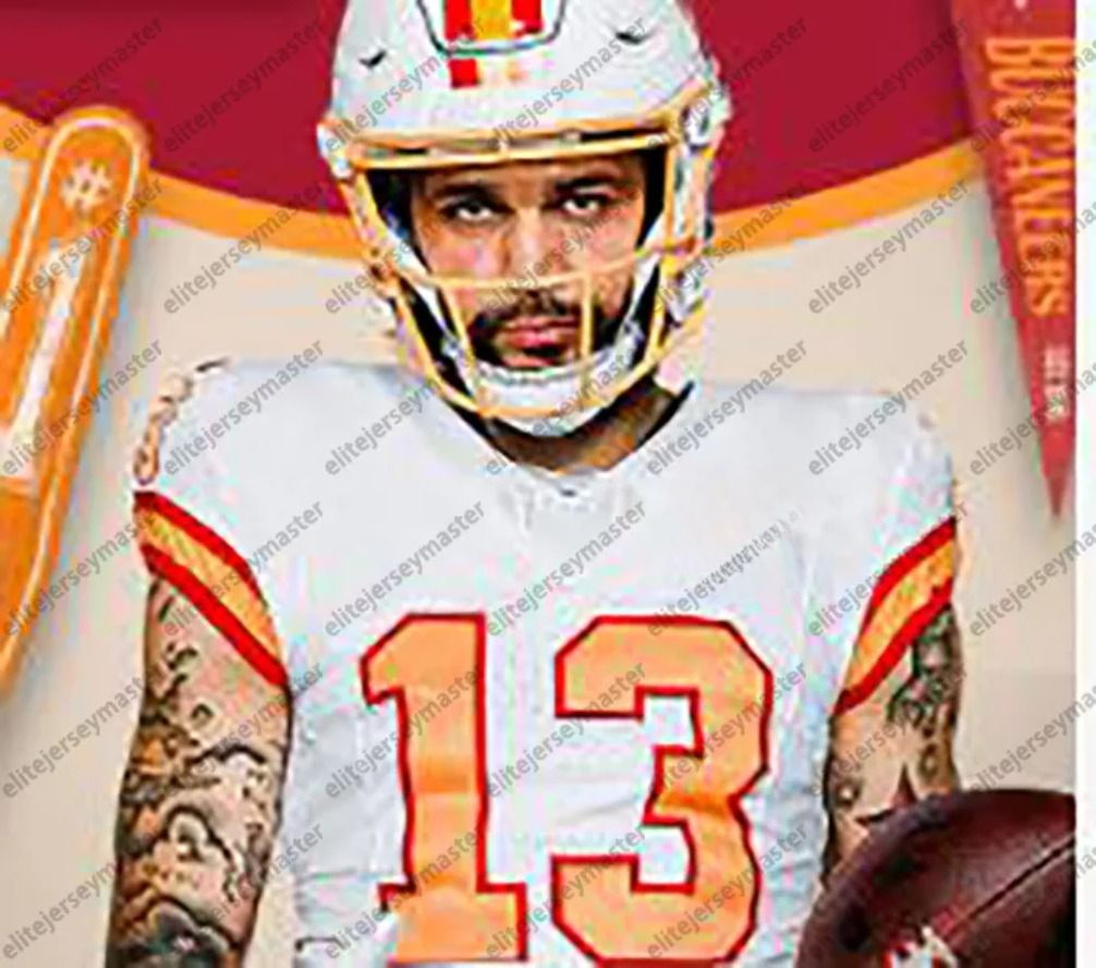 Mike Evans 13 Baker Mayfield 6 Bucky Irving 7 Chris Godwin 14 Rachaad White 1 Personalized Customized Football Jerseys Custom Any Number Name For Men Women Youth 33