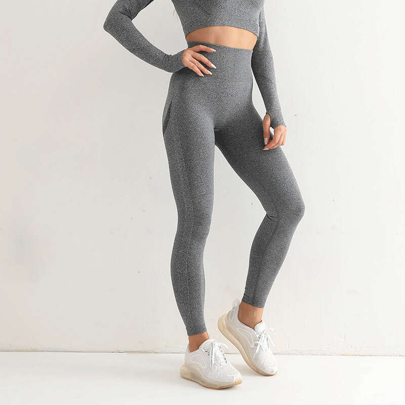 Peach Butt Seamless Yoga Quick-Dry Barely-There Feel Tight High-Waist Sports Leggings Slimming Workout Pants