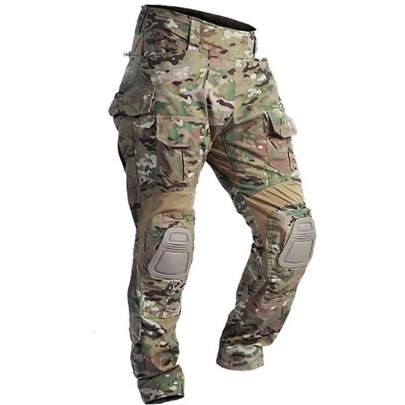 G3 Combat Pants Pads Elastic Sport Pant Tactical Gear CP Climbing Camo Outdoor Tactic Pants Airsoft Cargo Casual Work Trouser H250826