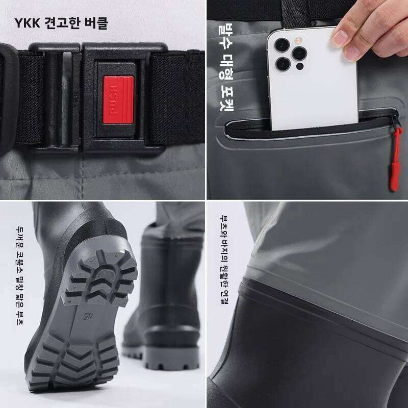 Waterproof Chest Waders with Fishing Pants Shoes Boots Wader Set Thickened Apparel Clothes Men Women Jerseys Waters