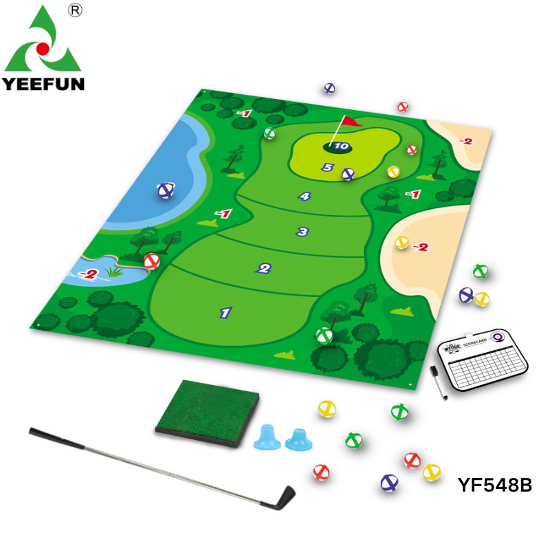 Backyard Kids Golf Game Set Authentic-Looking Greenery and Challenging Holes for Family Fun