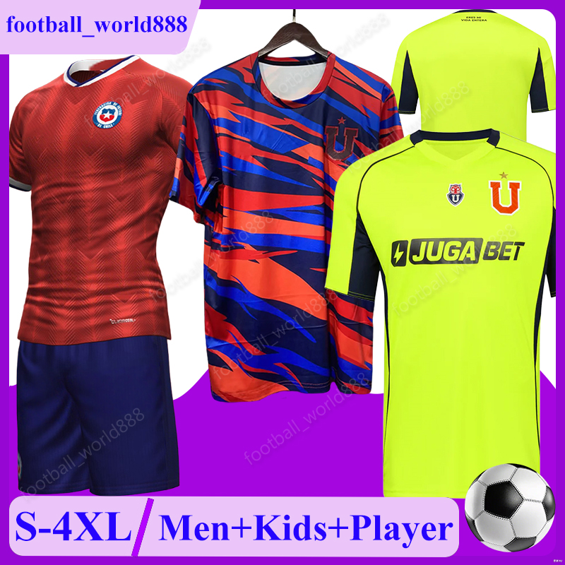 XXXL 4XL Chile 25 26 Soccer Jerseys CEPEDA Universidad de Chile 2025 Football Shirts MARCELINO VIDAL football kits ALEXIS OSORIO DAVILA PAVEZ Men Kids Kit Socks Sets