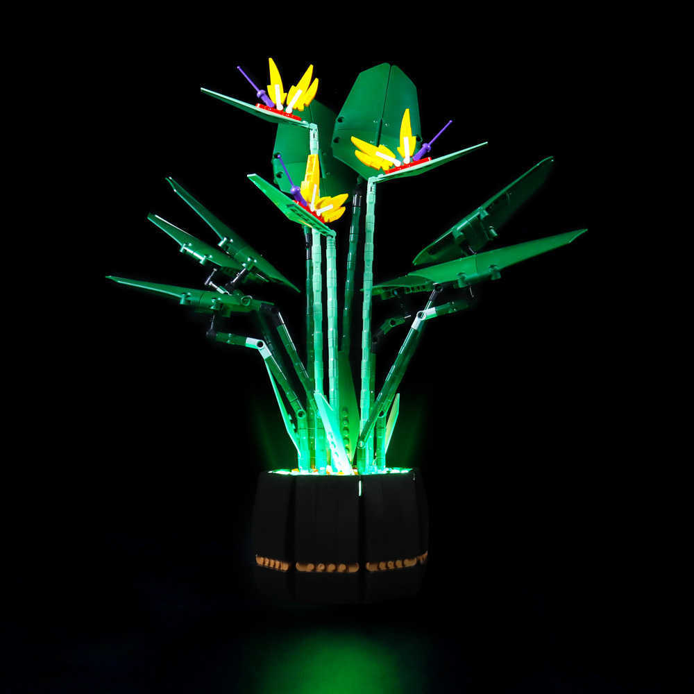 Vonado is compatible with Lego 10289 Creative Paradise Bird Building Set, including Christmas Crane Flower Pot and Lighting Set.