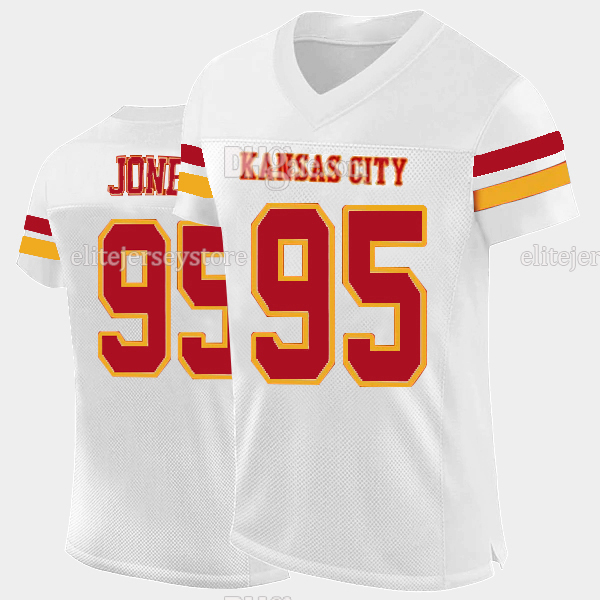 Custom Youth 15 Patrick Mahomes 87 Travis Kelce 95 Chris Jones Football Jersey 10 Isiah Pacheco 32 Nick Bolton Creed Humphrey Derrick Thomas Football 