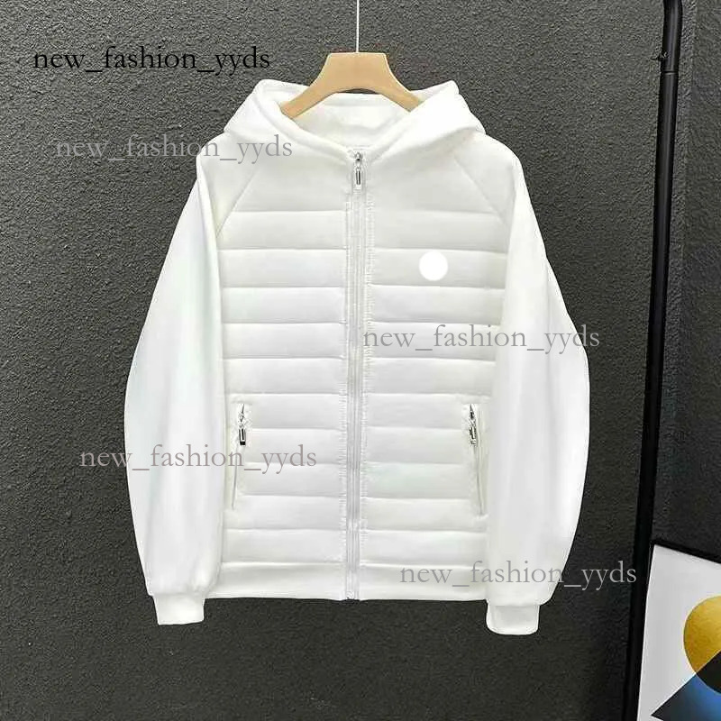 Luxury Mens Montclaire Puffer Jackets QR Code Scan Thick Fashion French Male Coat Comic Label Inside Hoody Zipper Casual Jackets Zippers Full-Zip Coats Travel F05