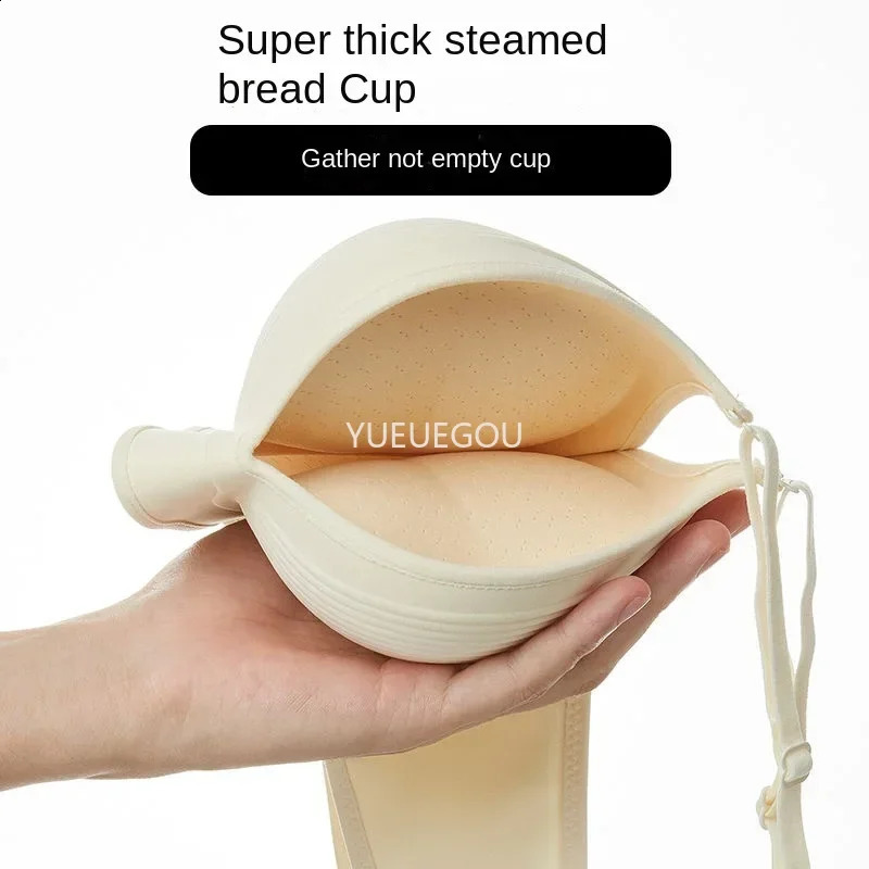 Natural Push Up Bra for Small Breasts Seamless Invisible Lingerie Ultra Thick 10cm Padding No Marks Under Shirt AAA Cup Lift250827