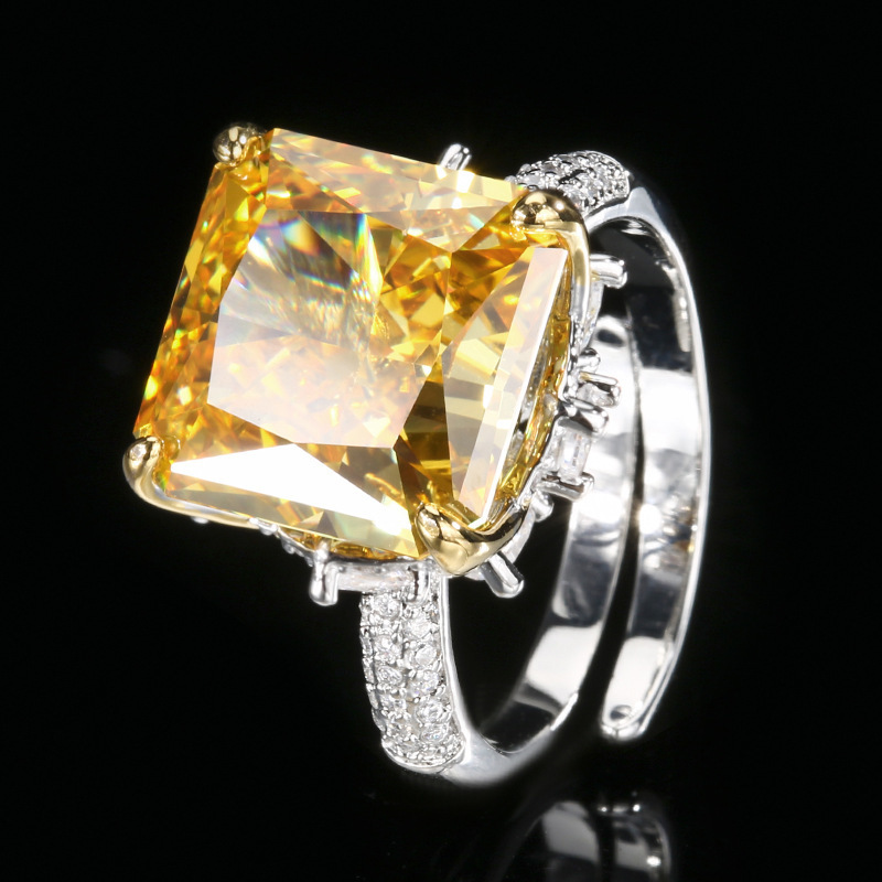 PANSYSEN 7 Colors Green Emerald Rings for women Green Pink Red Purple Gemstone S925 Silver Jewelry Engagement Ring Size 5-12 LY191217