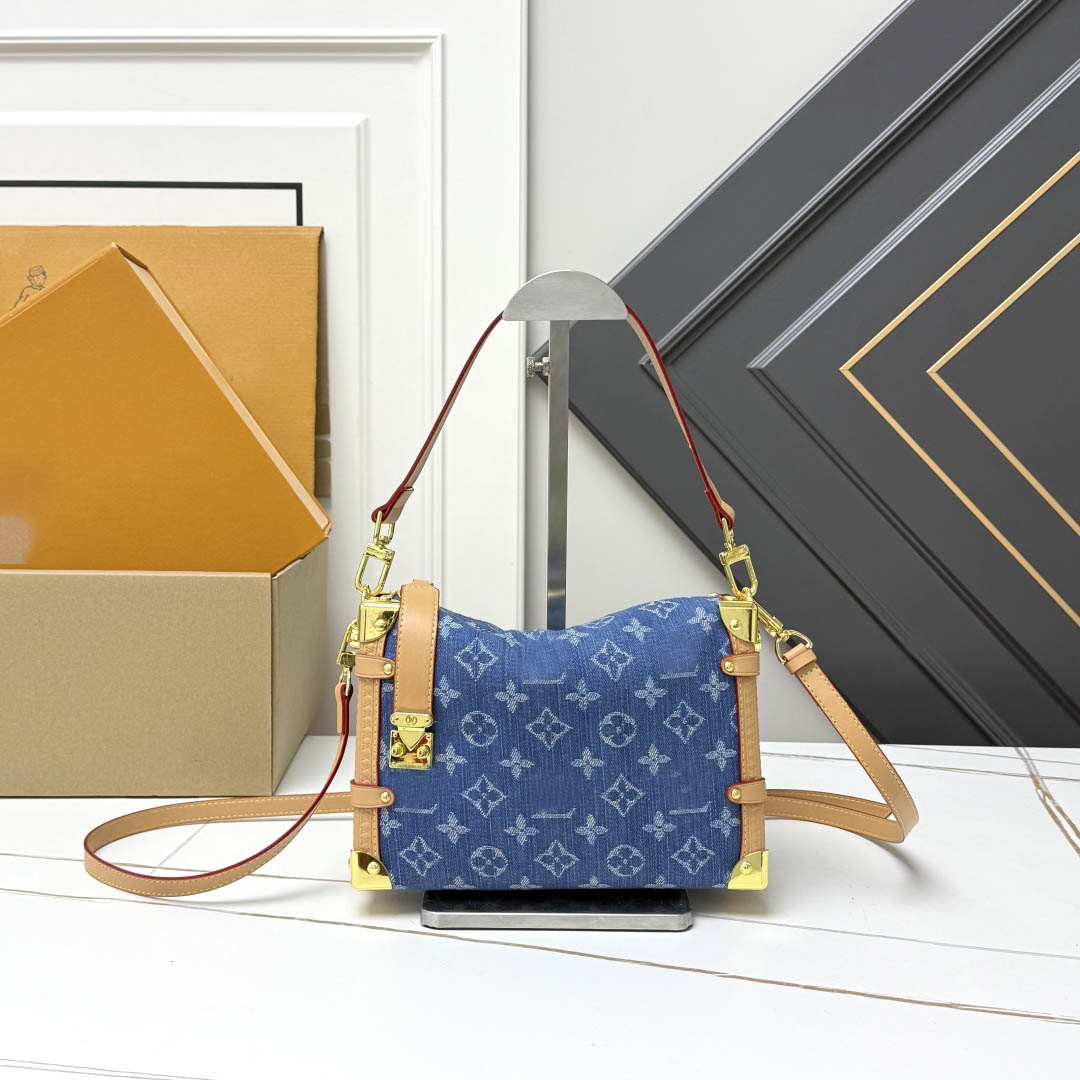 2025 New Fashion Box Retro Print Handbag - Women's Luxury Design Shoulder Sling Bag for Both Men and Women Bags.