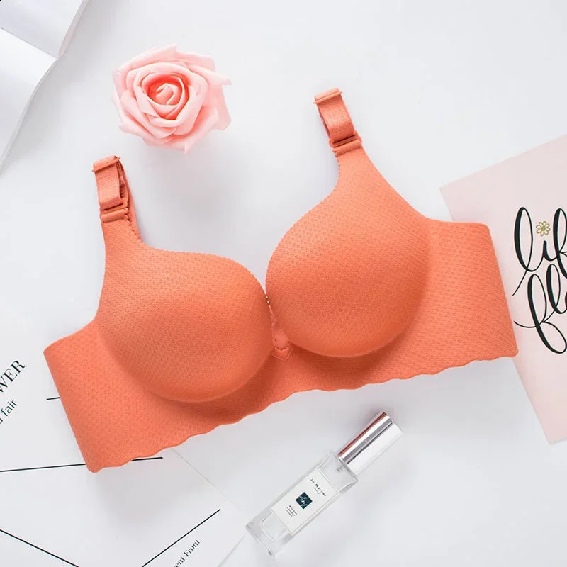 2025 Extreme PushUp Bra 8cm Pads for Small Bust Wireless Double Cup Lift Natural Shape Adjustable Plunge Deep V Bras250827