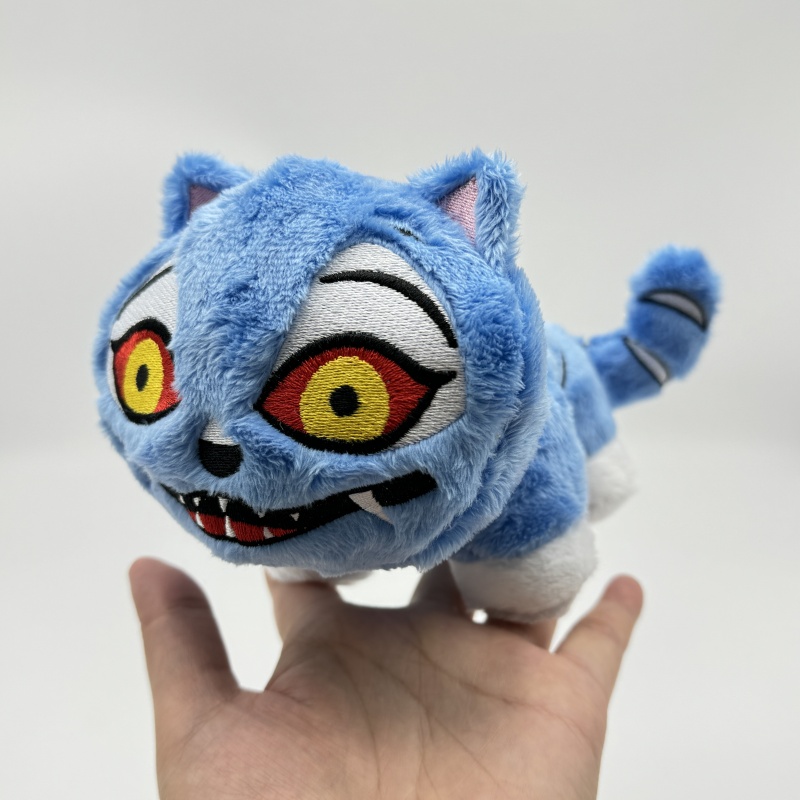 TreasuringU New Kpop Demon Plush Toys Game Hunters Tiger Stuffed Toy Doll Blue Tiger Animals Plushie Birthday Gifts Ornaments