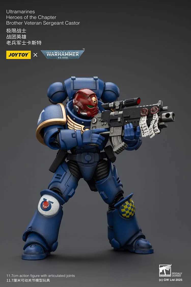 JOYTOY 40K Ultramarines Heroes Of The Chapter Action Figures Doll Decoration Gift Collection Original Model Figure W250827 - view 6