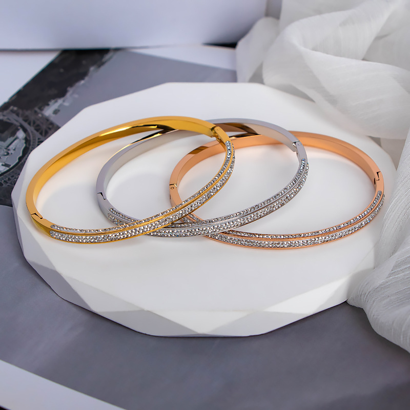 smooth fried dough twists bracelet luxury designer bracelet designer bangle heart bracelet womens sliver braceletes luxury jewelry designer for womens