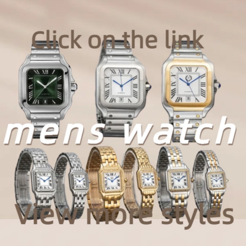 watch Fashion classic 316L stainless steel 40mm mechanical watch, 22/27mm suitable for women's quartz battery watch, men's design watch