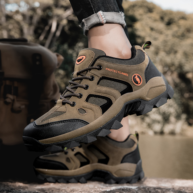 PROTECTCAMEL Designer Outdoor Black Hiking Shoes Men's Hiking Shoes Sports And Casual Outdoor Sports Women's Spring And Autumn Large Sized H