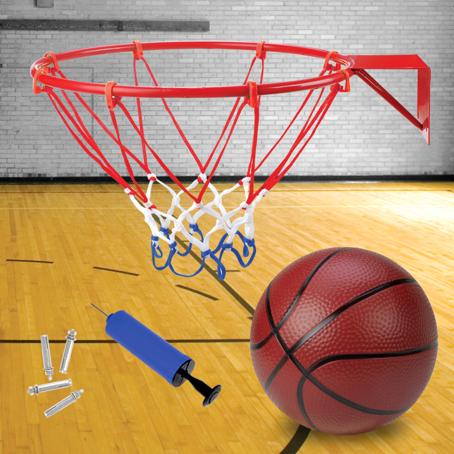 Other Toys Kids Basketball Hoop Set with Ball & Pump - Indoor Outdoor Fun Toy for Children