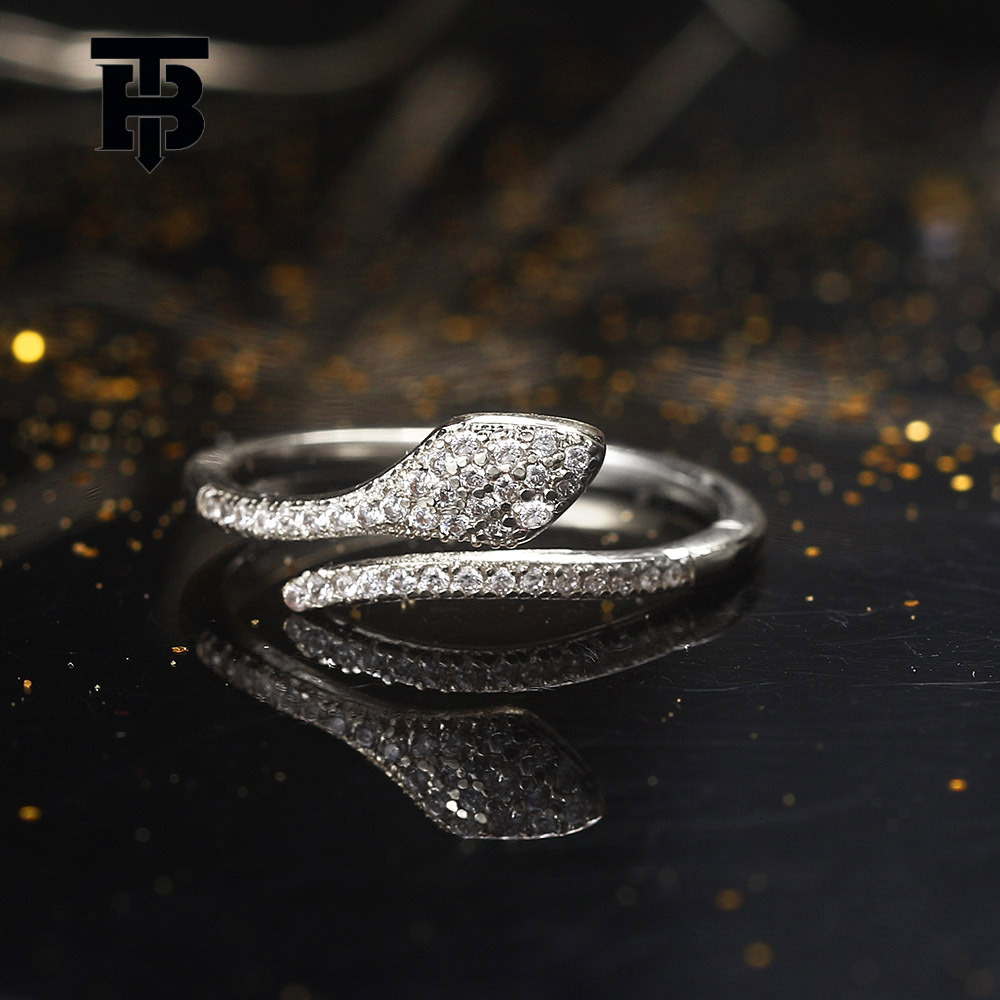 The 2025 New Collection Features A Zircon Micro Inlaid Snake Shaped Ring For Fashionable Ladies An Open Designer Jewelry Wedding Ring, And A Plated Je