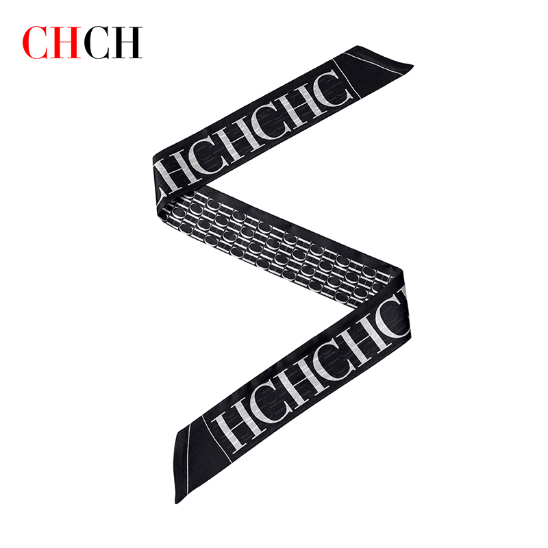 Fashion Luxury Women's Scarf Luggage Accessories Bundle Strap Scarves Suitable for Luggage Wrist