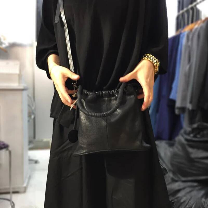 Natural Shoulder Casual Soft Genuine Leather Crossbody Messenge Bag Feminina Sheep Skin Designer Bolsos Sac Bags high-quality
