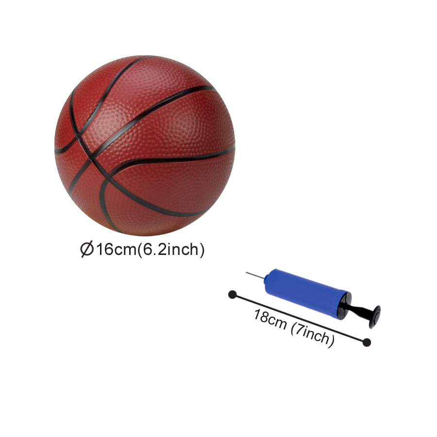 Other Toys Kids Basketball Hoop Set with Ball & Pump - Indoor Outdoor Fun Toy for Children