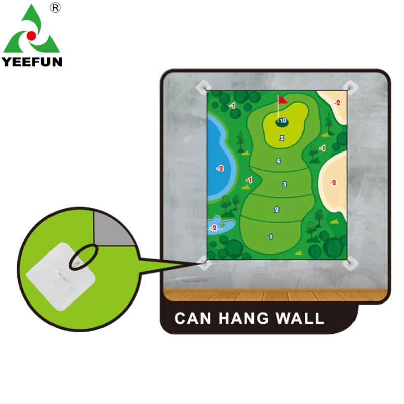 Backyard Kids Golf Game Set Authentic-Looking Greenery and Challenging Holes for Family Fun