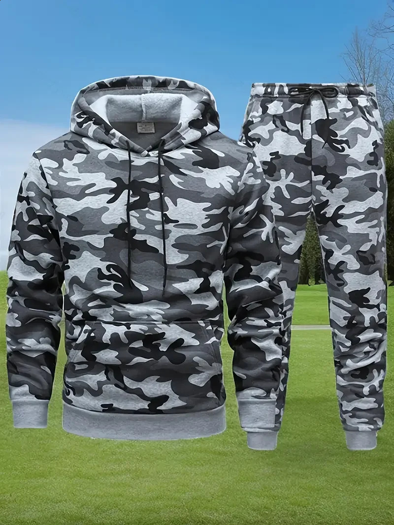 Camouflage Set Mens Autumn And Winter Trendy Camouflage Suitable For Hiking Camping Fishing Hunting And Outdoor Suits 250826