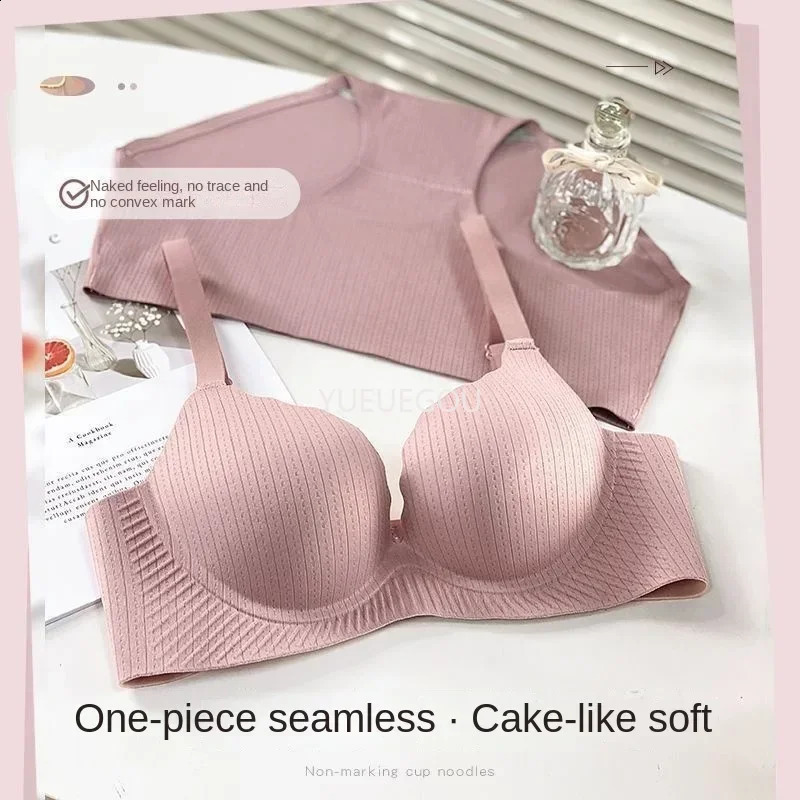 2024 8CM Ultra Thick Push Up Bra No Steel Ring Padded Gathered Lingerie for Small/Flat Chest Comfortable Sexy Natural Lift250826