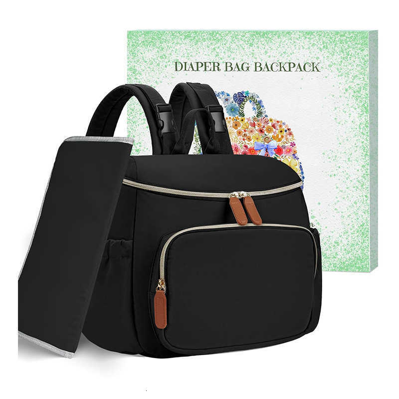 Diaper Bag Backpack Womens Leather Backpack Travel Backpack Baby Backpack with Mop and Wet Clothes Capacity X250220