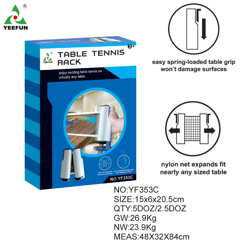 Portable Ping Pong Net Rack Anywhere Retractable Rack Replacement Quality Plastic For Any Table Kit Net Rack Replace Set