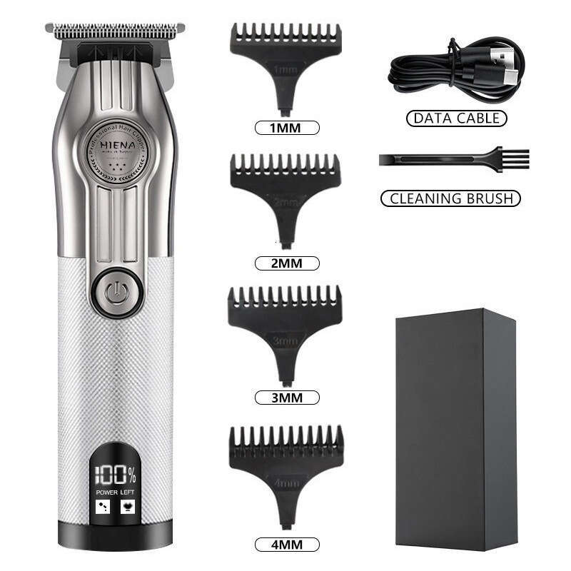 HIENA Professional Electric Hair Clippers Digital Display Hair Cutting Machine for Barber Shop Home Use Men's Styling Tools
