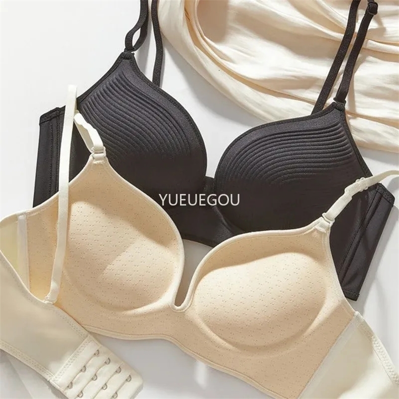 Natural Push Up Bra for Small Breasts Seamless Invisible Lingerie Ultra Thick 10cm Padding No Marks Under Shirt AAA Cup Lift250827