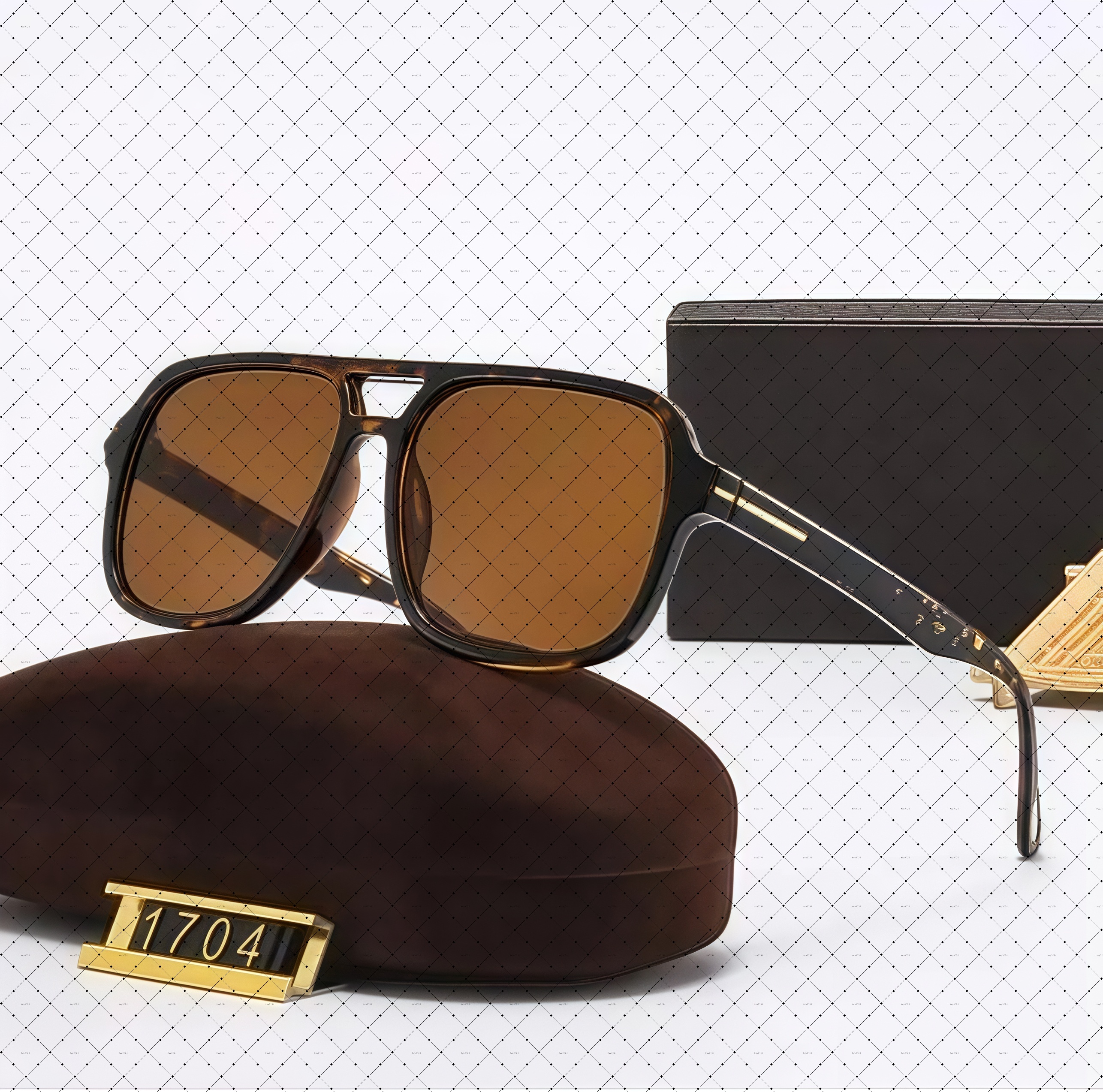 1657 FF Top luxury Sunglasses polaroid lens designer womens Mens Goggle senior Eyewear For Women eyeglasses frame Vintage Metal Sun Glasses classic hits hots