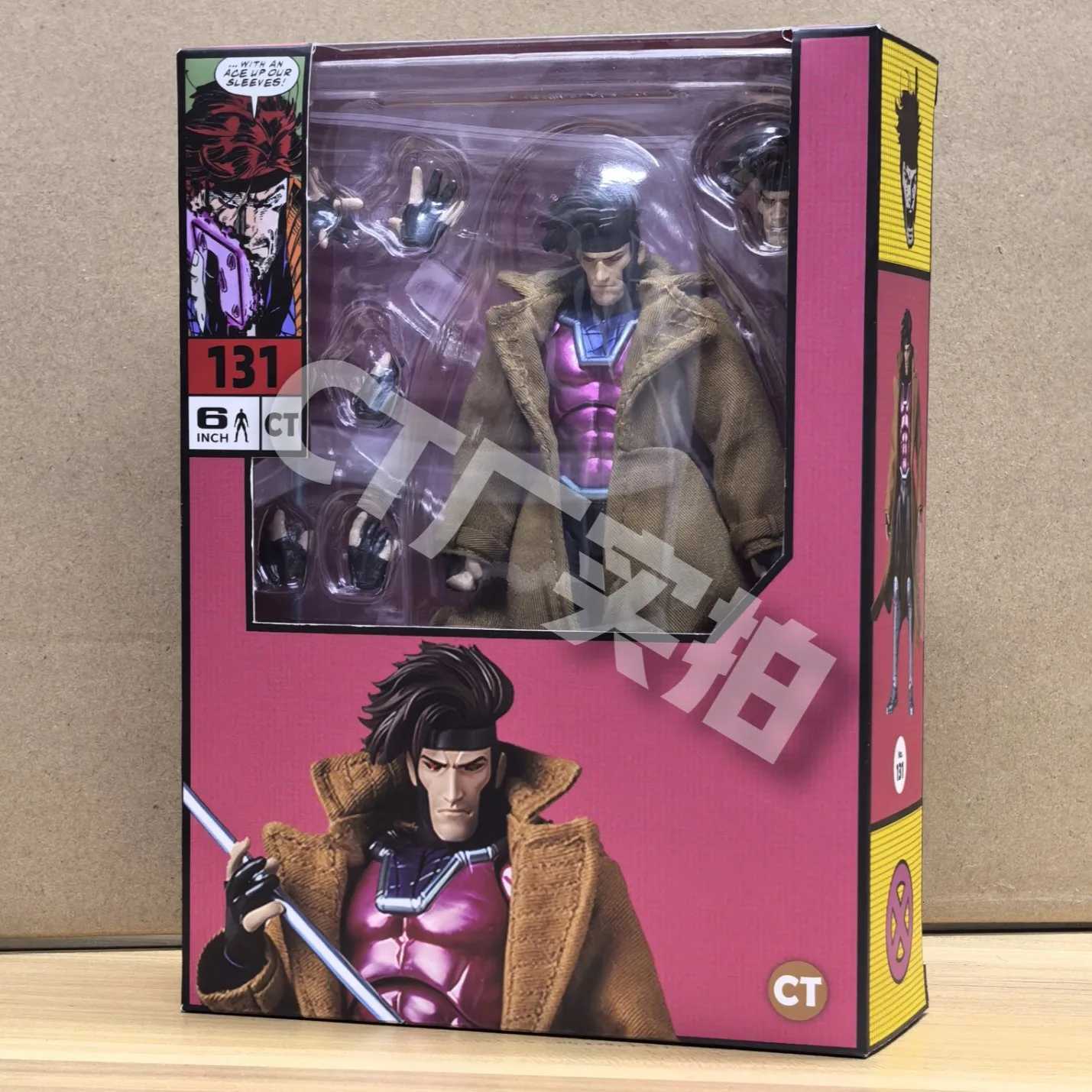 In Stock Ct Toys Gambit Figure Mafex 131 XMen Wolverine Shf Anime Action Figure Statue Model Kids Toy Customized Gift W250827