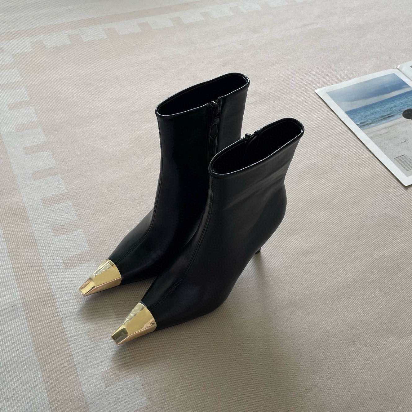 35-41 Top Brand Designer Women Rain Boots Thick Heel Thicks Sole Ankle Boot Women's Rubber Boot G220720 good are quality winter shoes Booties