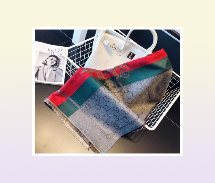 2022 Classic fashion scarf new autumn and winter warmth imitation cashmere ladies midlength shawl k16 18070CM4797577