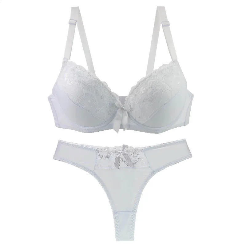 DaiNaFang Sexy Push Up Bra Sets Padded Lace Middle Mold Cup Underwear For Women BCDE Plus Size Lingerie Female250826ww